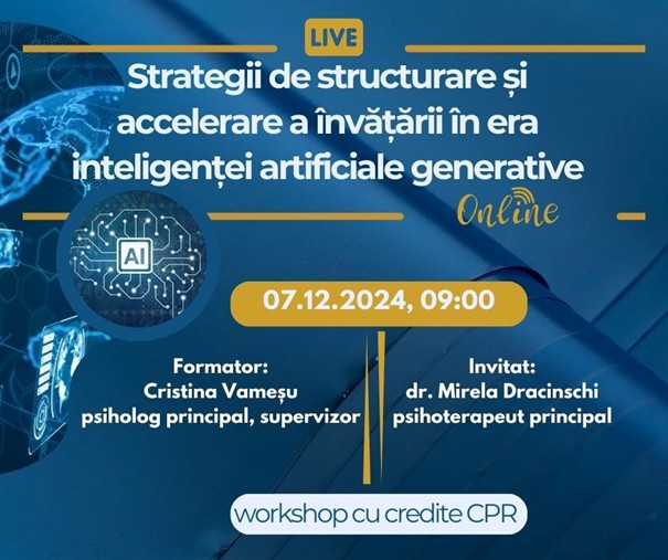 Strategii de structurare și accelerare a învățării în era inteligenței artificiale generative